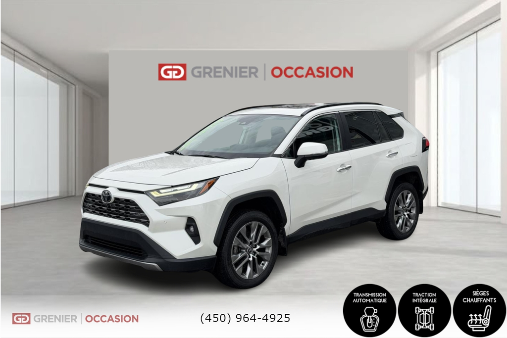 2022 Toyota RAV4 Limited Cuir Toit Ouvrant AWD in Terrebonne, Quebec - 3 - w1024h768px