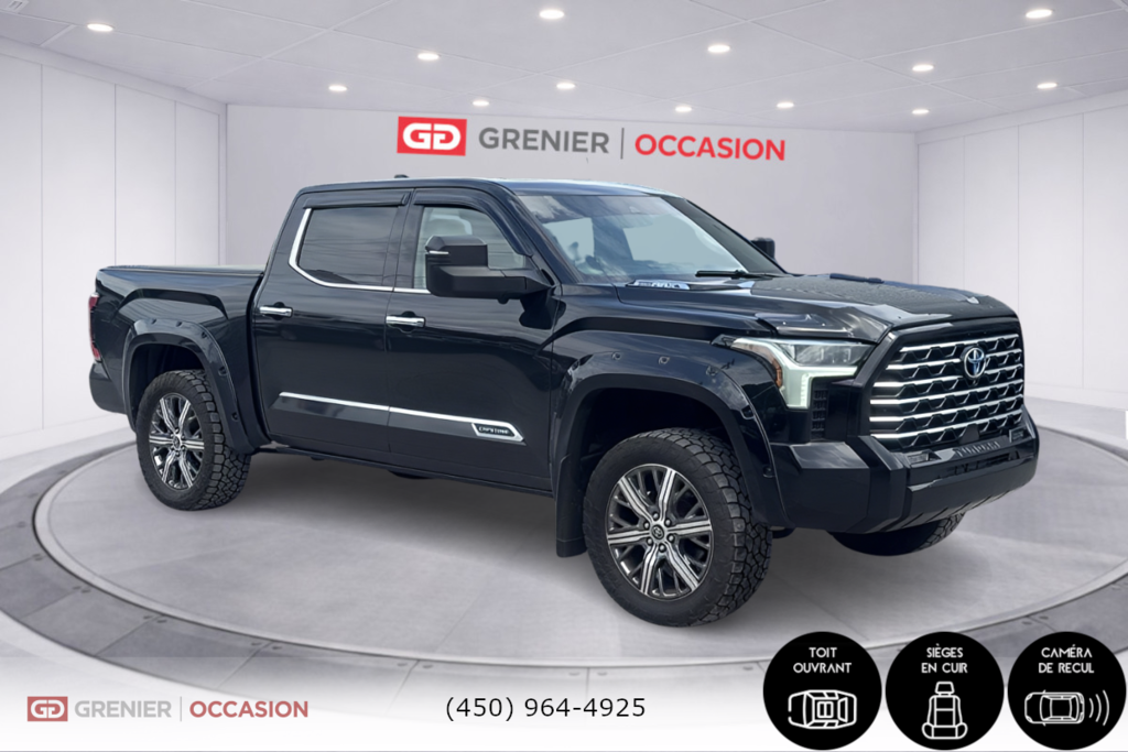 2023 Toyota Tundra Capstone Hybrid Bas Kilométrage in Terrebonne, Quebec - 1 - w1024h768px