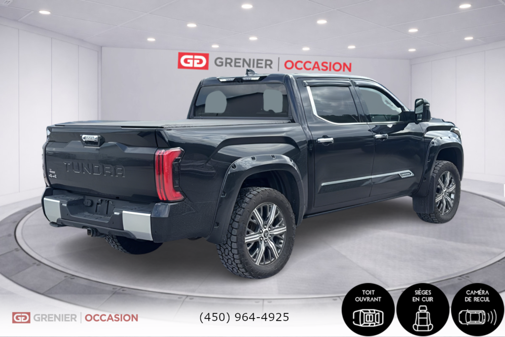 2023 Toyota Tundra Capstone Hybrid Bas Kilométrage in Terrebonne, Quebec - 2 - w1024h768px