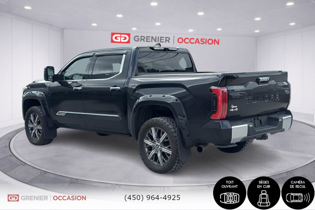 2023 Toyota Tundra Capstone Hybrid Bas Kilométrage in Terrebonne, Quebec - 4 - w1024h768px