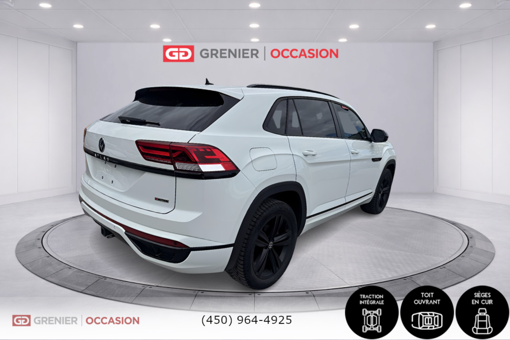 2022 Volkswagen Atlas Cross Sport Highline Cuir Toit Panoramique Mag Noir in Terrebonne, Quebec - 2 - w1024h768px
