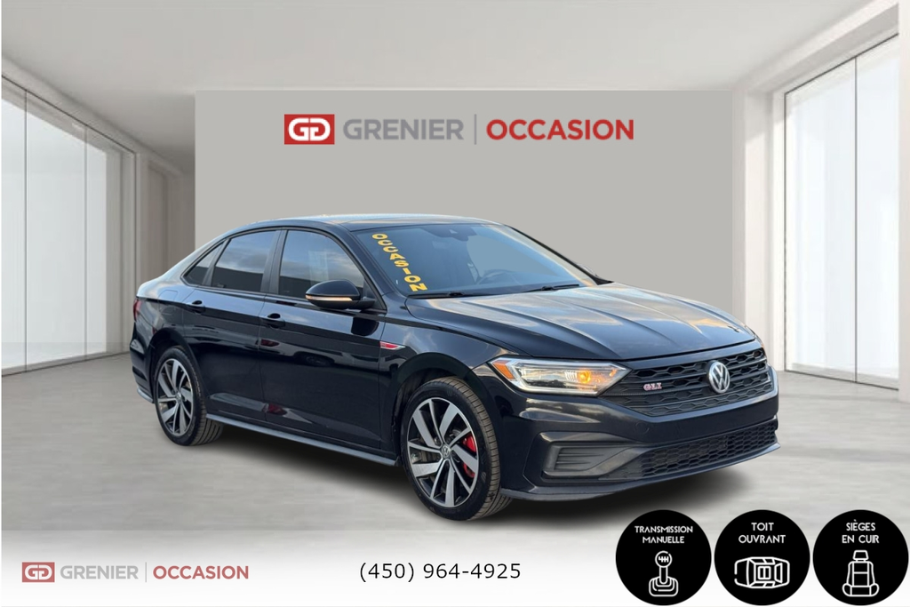 Volkswagen Jetta GLI Cuir Toit Ouvrant Navigation 2019 à Terrebonne, Québec - 1 - w1024h768px