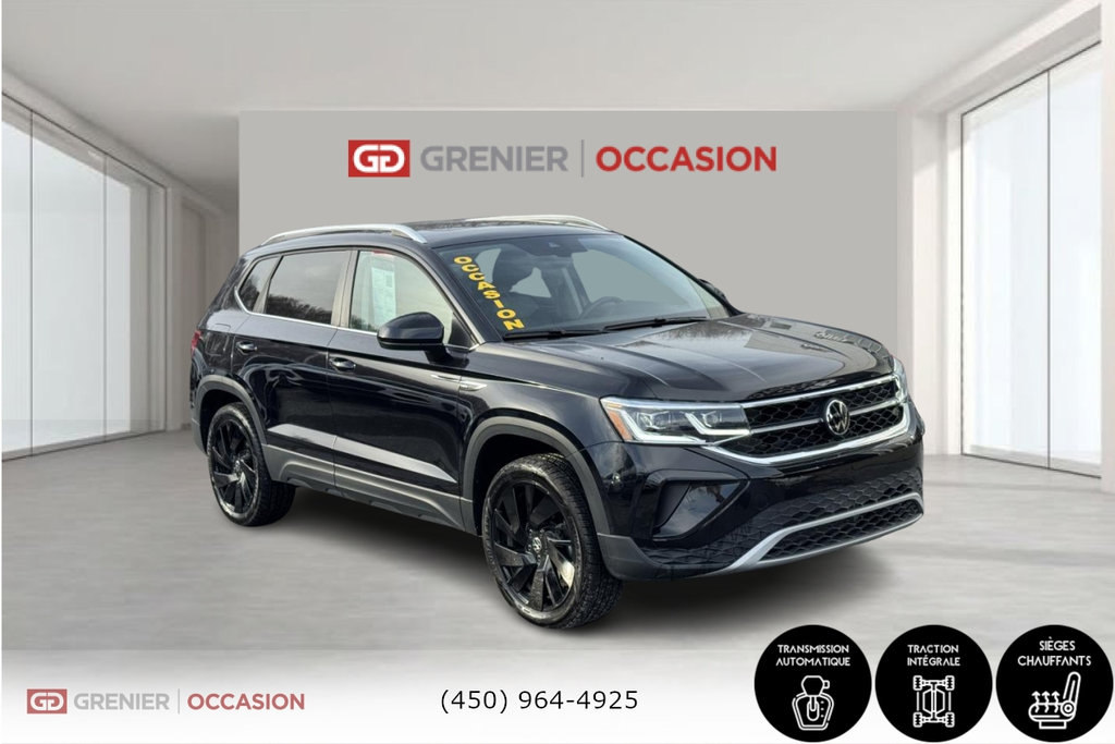 Volkswagen Taos Highline Black Package Bas Kilométrage AWD 2024 à Terrebonne, Québec - 1 - w1024h768px