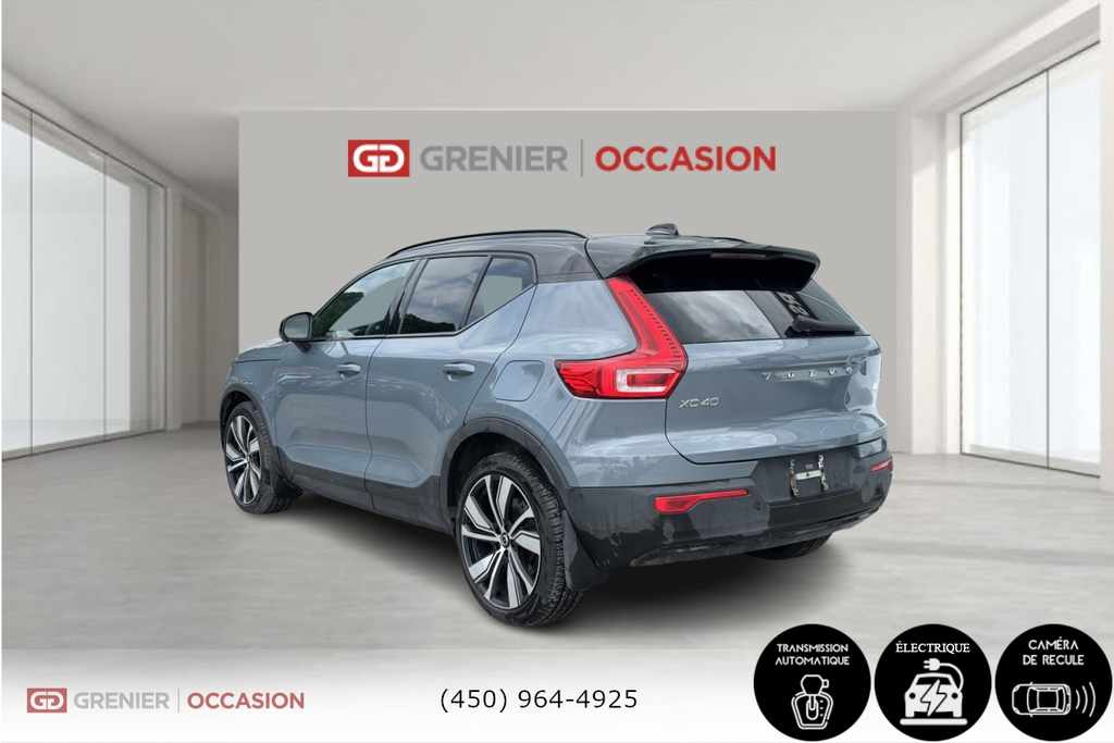 2022 Volvo XC40 Recharge Pure Electric Plus 4D Utility AWD in Terrebonne, Quebec - 6 - w1024h768px