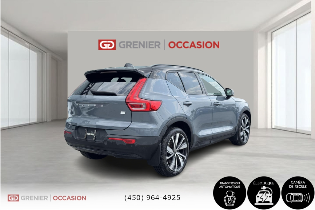 2022 Volvo XC40 Recharge Pure Electric Plus 4D Utility AWD in Terrebonne, Quebec - 4 - w1024h768px