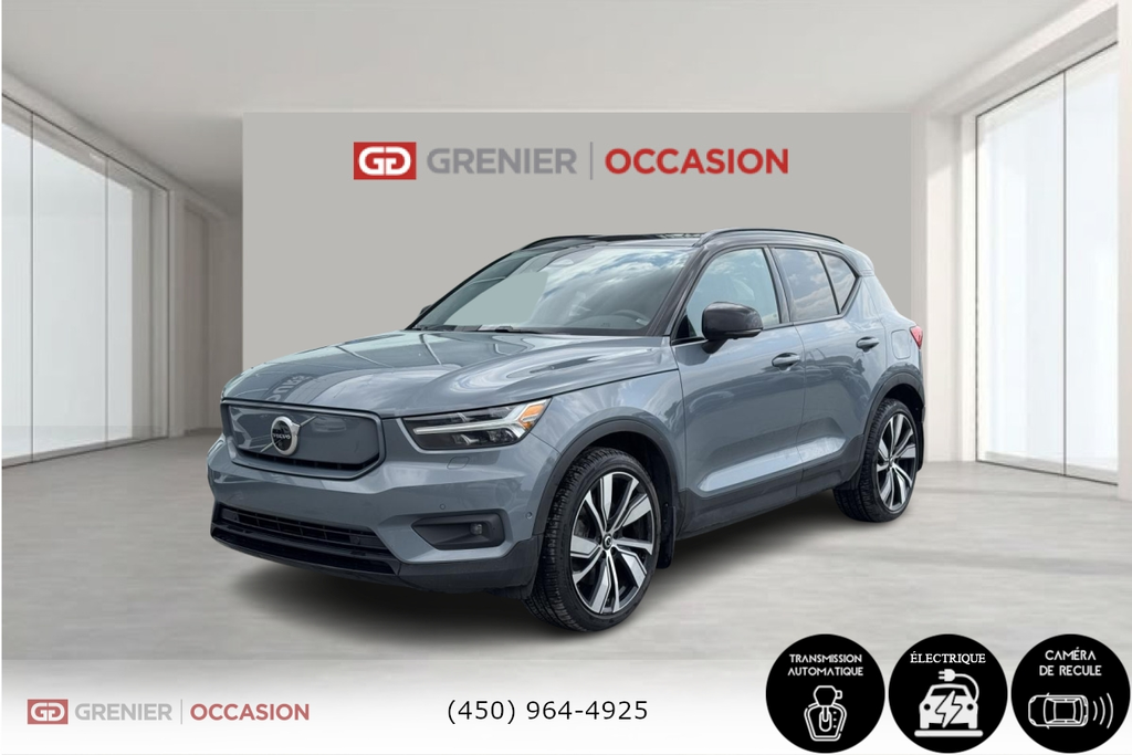2022 Volvo XC40 Recharge Pure Electric Plus 4D Utility AWD in Terrebonne, Quebec - 3 - w1024h768px