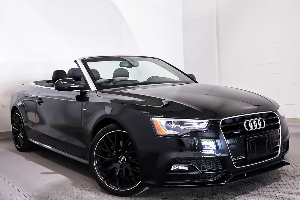 Audi A5 TECHNIK + S-LINE + CONVERTIBLE + CUIR 2017 à Terrebonne, Québec - 1 - w1024h768px