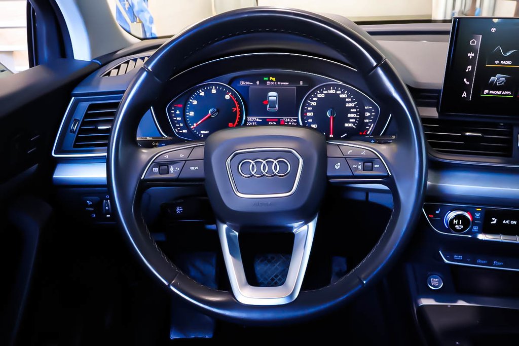 Audi Q5 KOMFORT + AWD + CUIR + CARPLAY 2023 à Terrebonne, Québec - 11 - w1024h768px