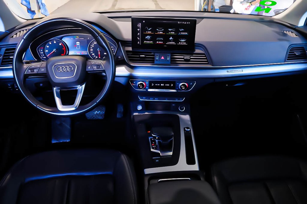 Audi Q5 KOMFORT + AWD + CUIR + CARPLAY 2023 à Terrebonne, Québec - 10 - w1024h768px