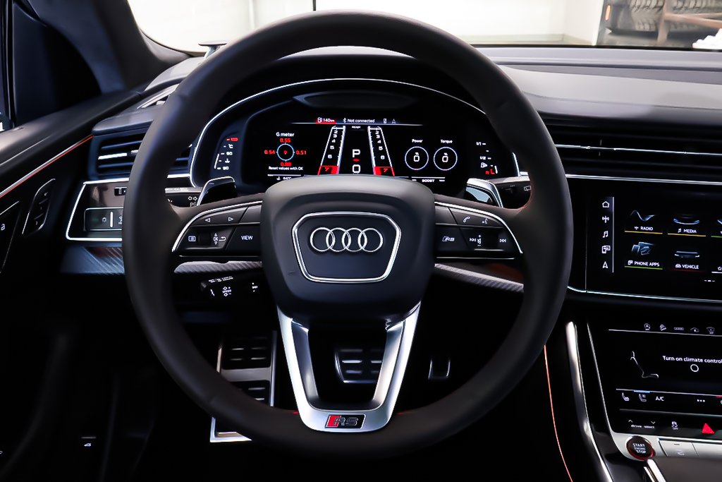 Audi RSQ8 AWD + TOIT OUVRANT PANO + CAMERA 360 + CUIR + GPS 2022 à Terrebonne, Québec - 15 - w1024h768px