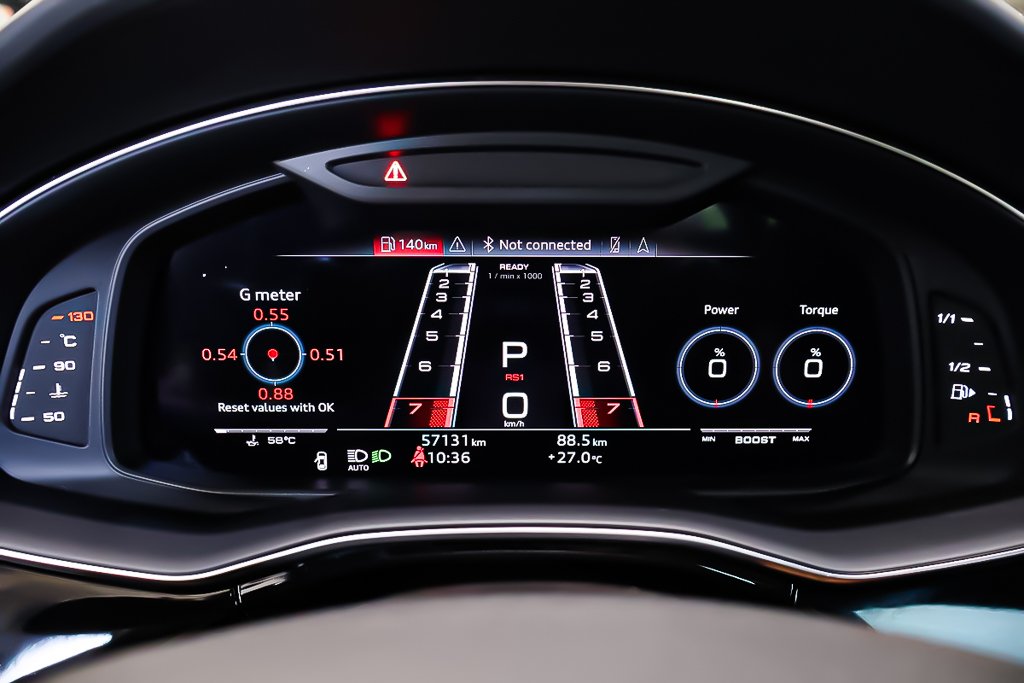Audi RSQ8 AWD + TOIT OUVRANT PANO + CAMERA 360 + CUIR + GPS 2022 à Terrebonne, Québec - 21 - w1024h768px
