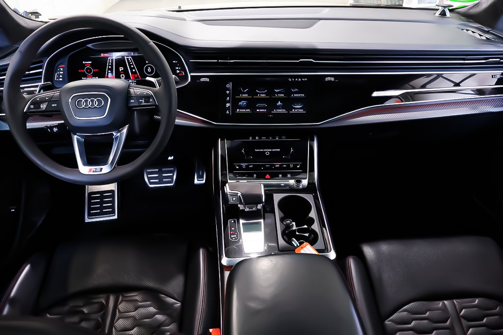 Audi RSQ8 AWD + TOIT OUVRANT PANO + CAMERA 360 + CUIR + GPS 2022 à Terrebonne, Québec - 14 - w1024h768px