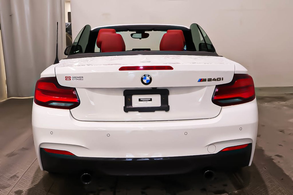 BMW 2 Series M240i xDRIVE + CONVERTIBLE + CUIR 2021 à Terrebonne, Québec - 9 - w1024h768px