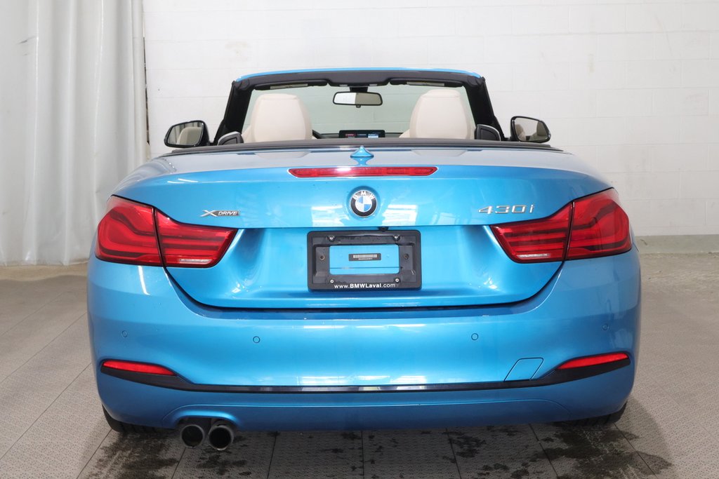 2018 BMW Série 4 430i xDRIVE + AWD + CABRIOLET TOIT RIGIDE in Terrebonne, Quebec - 9 - w1024h768px