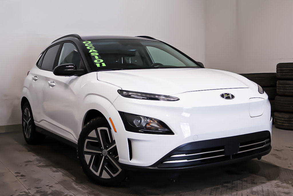 2022 Hyundai KONA ELECTRIC PREFERRED + T/A + DEMARREUR + CARPLAY in Terrebonne, Quebec - 1 - w1024h768px