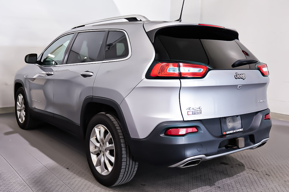 2016 Jeep Cherokee LIMITED + V6 + 4X4 + CUIR in Terrebonne, Quebec - 5 - w1024h768px