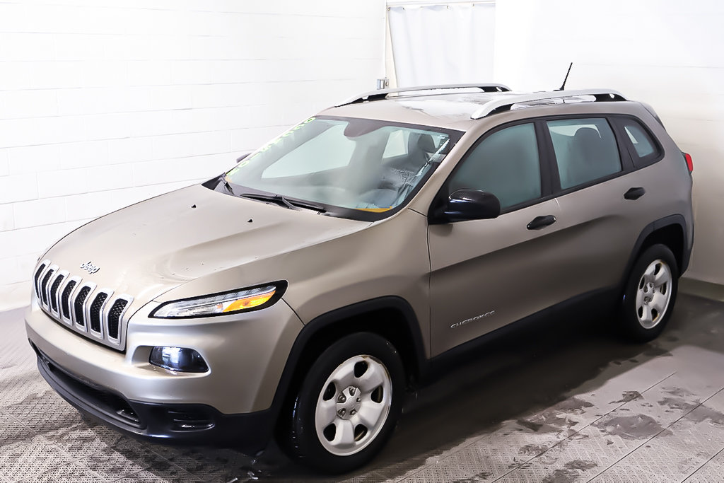 2016 Jeep Cherokee SPORT + 4X4 + DEMARREUR + CAMERA DE RECUL in Terrebonne, Quebec - 3 - w1024h768px