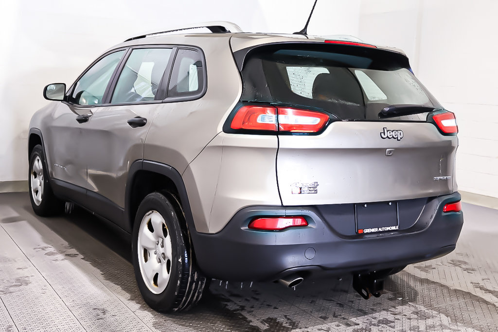 2016 Jeep Cherokee SPORT + 4X4 + DEMARREUR + CAMERA DE RECUL in Terrebonne, Quebec - 5 - w1024h768px