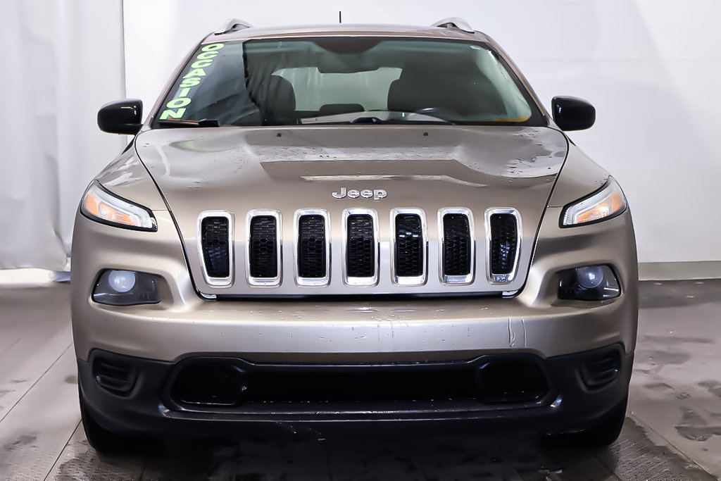 2016 Jeep Cherokee SPORT + 4X4 + DEMARREUR + CAMERA DE RECUL in Terrebonne, Quebec - 2 - w1024h768px