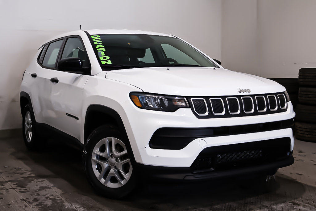 2022 Jeep Compass SPORT + 4X2 + GROUPE ELECTRIQUE + CARPLAY in Terrebonne, Quebec - 1 - w1024h768px