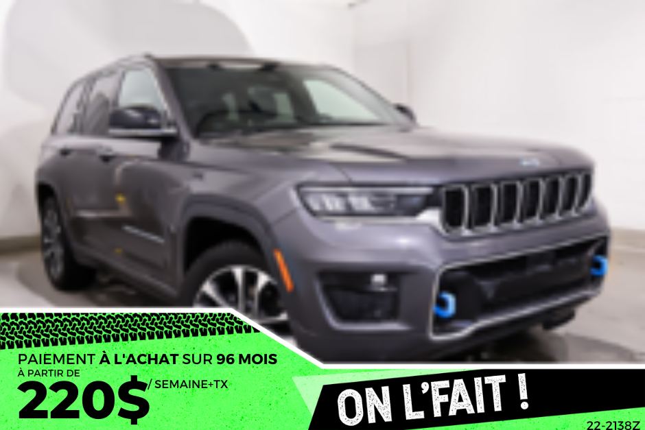 2022 Jeep Grand Cherokee 4xe OVERLAND in Terrebonne, Quebec - 1 - w1024h768px