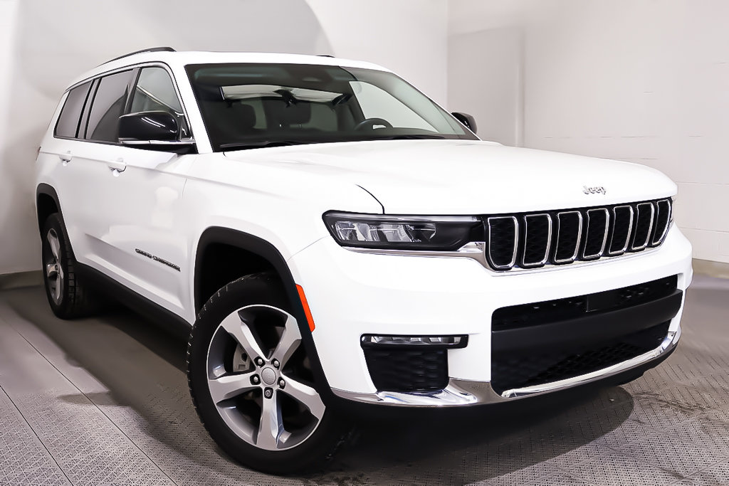 Jeep Grand Cherokee L LIMITED + 4X4 + V6 + TOIT OUVRANT PANO + GPS 2022 à Terrebonne, Québec - 1 - w1024h768px