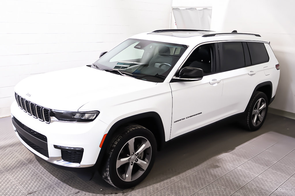 Jeep Grand Cherokee L LIMITED + 4X4 + V6 + TOIT OUVRANT PANO + GPS 2022 à Terrebonne, Québec - 3 - w1024h768px