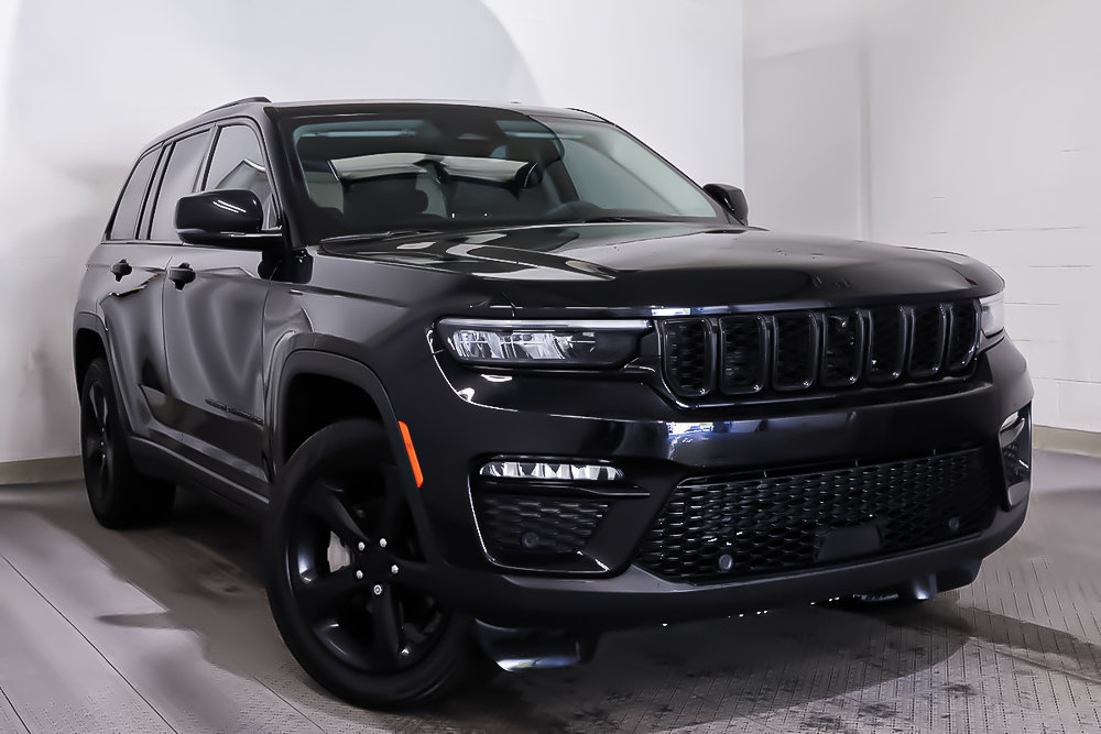 Jeep Grand Cherokee LIMITED + 4X4 + ALLURE NOIRE + CAMERA PANO + GPS 2023 à Terrebonne, Québec - 1 - w1024h768px