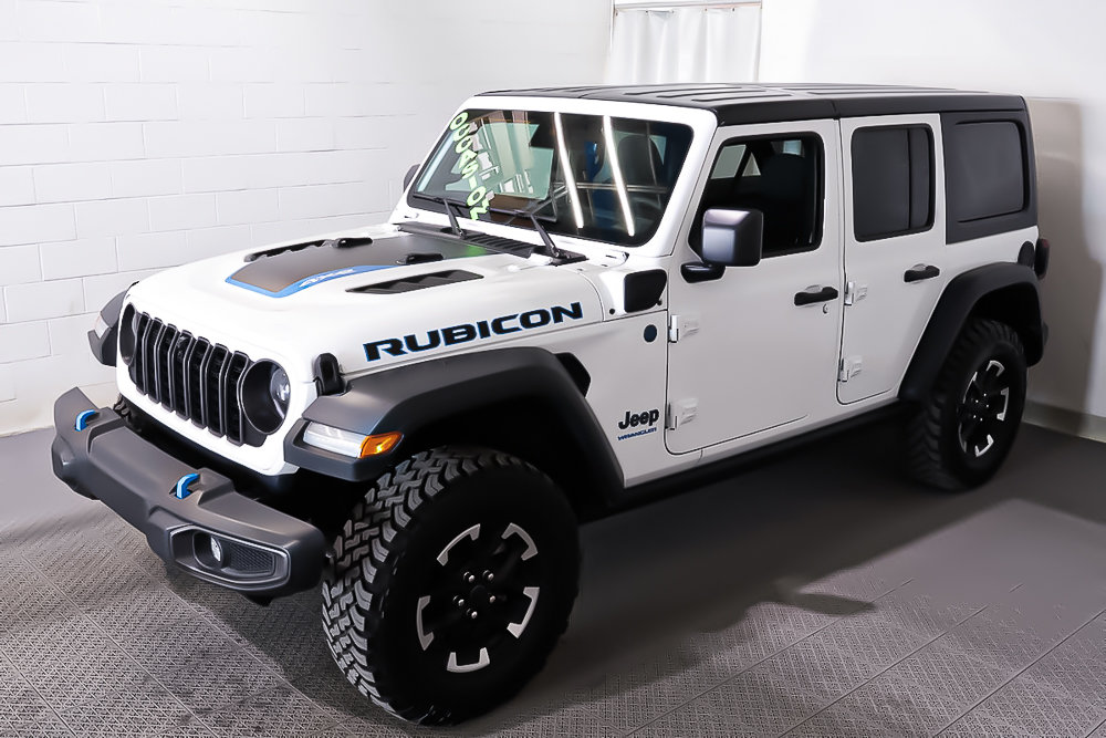 2024 Jeep Wrangler 4xe RUBICON + ENSEMBLE DEUX TOITS + CAMERA HORS ROUTE in Terrebonne, Quebec - 3 - w1024h768px