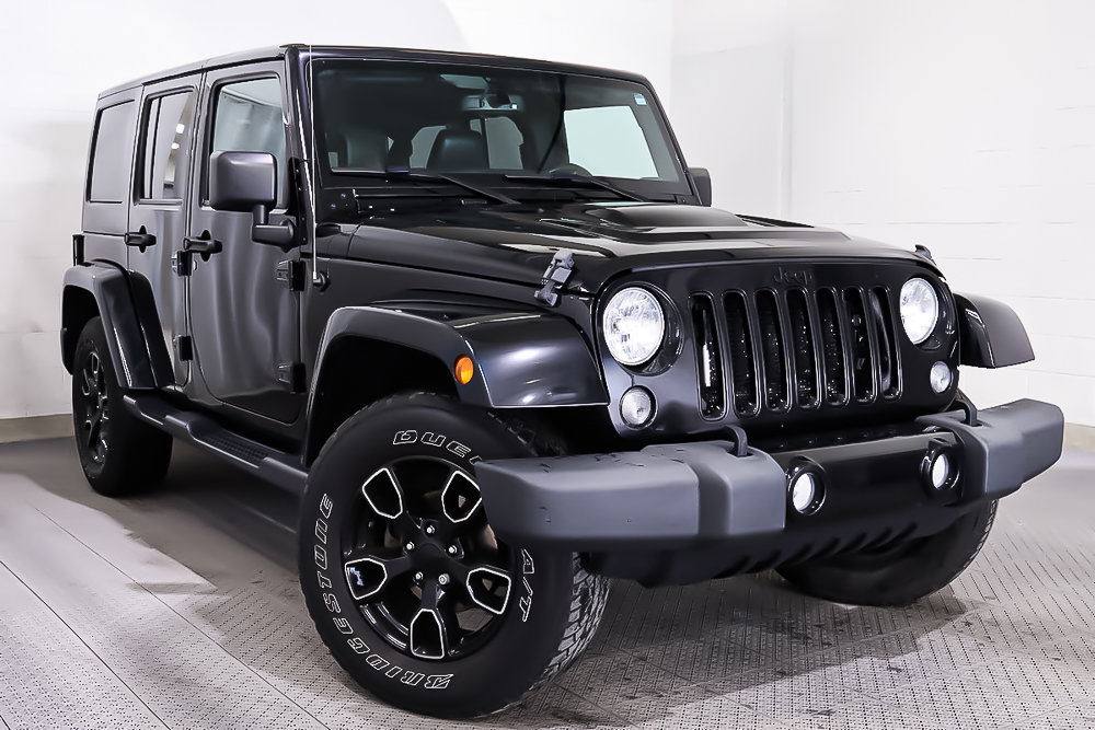 Jeep WRANGLER JK UNLIMITED ALTITUDE + 4X4 + CUIR + NAVIGATION GPS 2018 à Terrebonne, Québec - 1 - w1024h768px