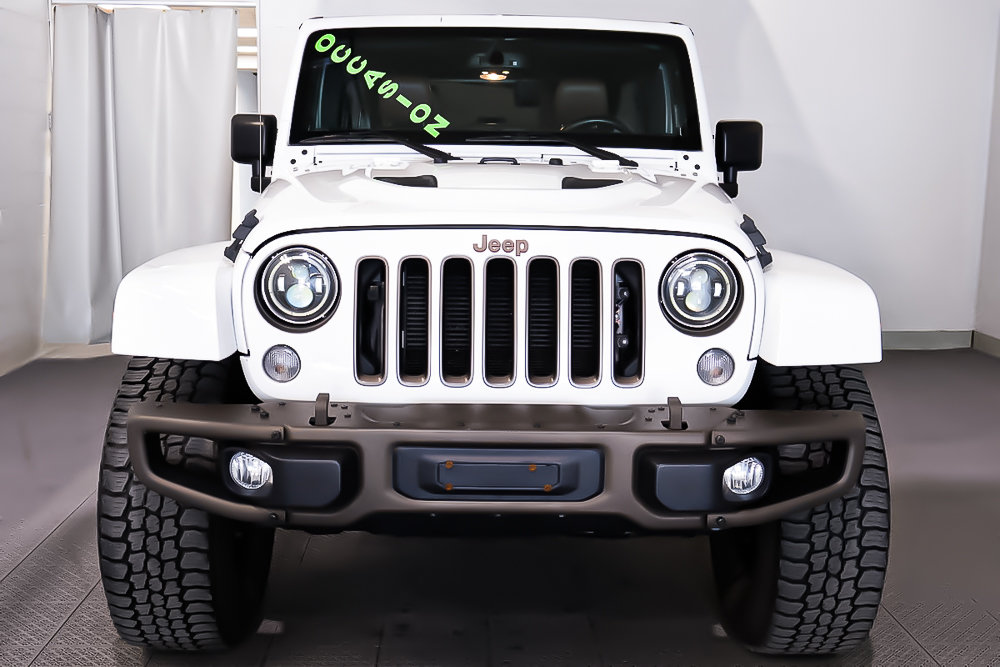 Jeep Wrangler Unlimited SAHARA + 75E ANNIVERSAIRE + NAV GPS 2017 à Terrebonne, Québec - 2 - w1024h768px