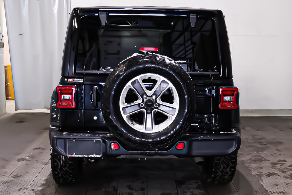 Jeep Wrangler UNLIMITED + SAHARA + 4X4 + SKY ONE-TOUCH 2020 à Terrebonne, Québec - 6 - w1024h768px