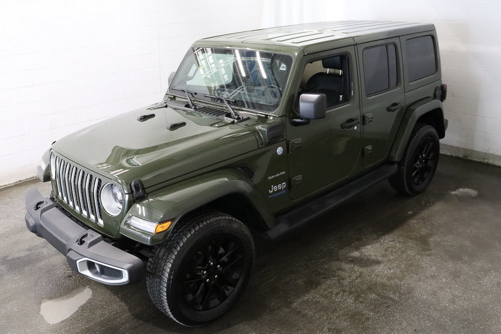 2021 Jeep Wrangler UNLIMITED SAHARA + 4XE + CUIR in Terrebonne, Quebec - 3 - w1024h768px