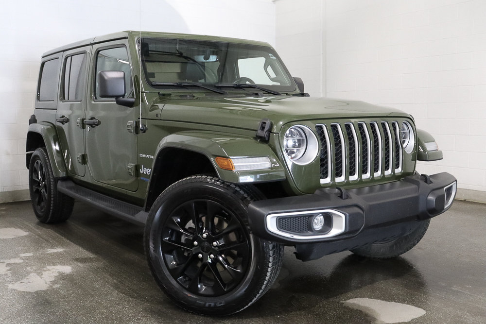 2021 Jeep Wrangler UNLIMITED SAHARA + 4XE + CUIR in Terrebonne, Quebec - 1 - w1024h768px