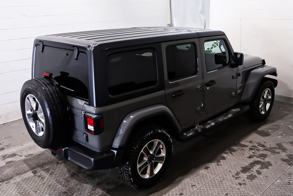 Jeep Wrangler UNLIMITED SAHARA + 4X4 + ENS TECHNOLOGIE 2021 à Terrebonne, Québec - 7 - w1024h768px