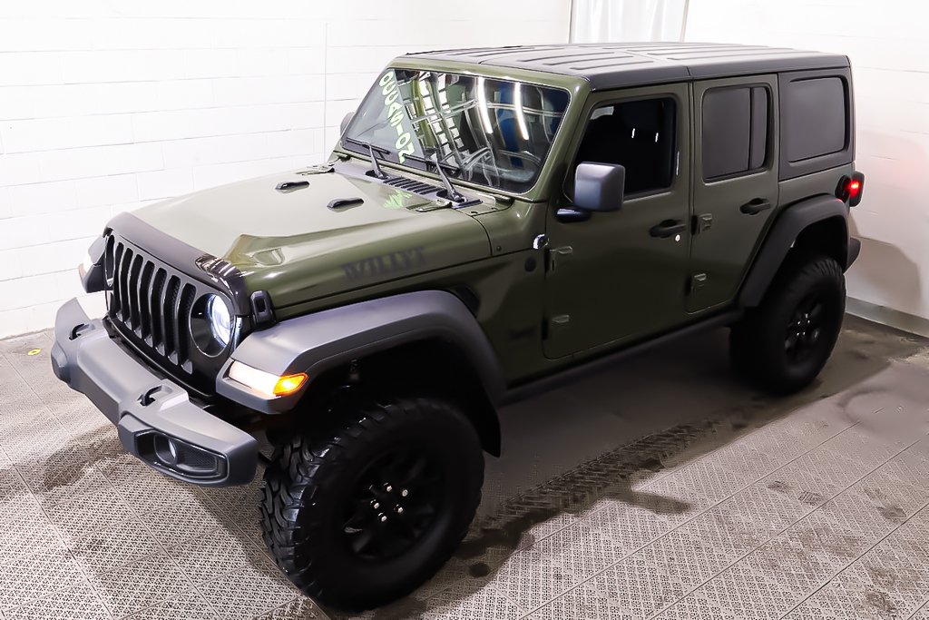 2021 Jeep Wrangler UNLIMITED WILLYS + 4X4 + V6 3.6L in Terrebonne, Quebec - 3 - w1024h768px