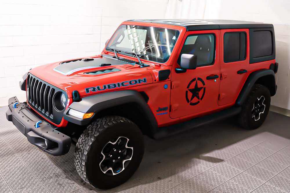 Jeep Wrangler 4XE + UNLIMITED RUBICON + 4X4 + ENS TEMPS FROID 2022 à Terrebonne, Québec - 3 - w1024h768px