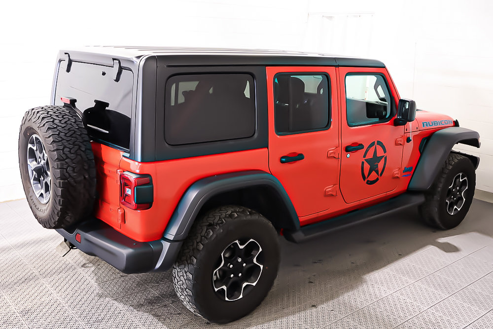 Jeep Wrangler 4XE + UNLIMITED RUBICON + 4X4 + ENS TEMPS FROID 2022 à Terrebonne, Québec - 7 - w1024h768px