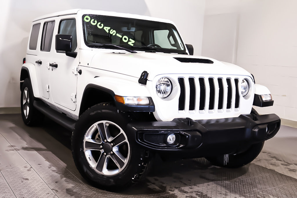 2022 Jeep Wrangler UNLIMITED SAHARA + 4X4 + TOIT RIGIDE + CUIR + GPS in Terrebonne, Quebec - 1 - w1024h768px