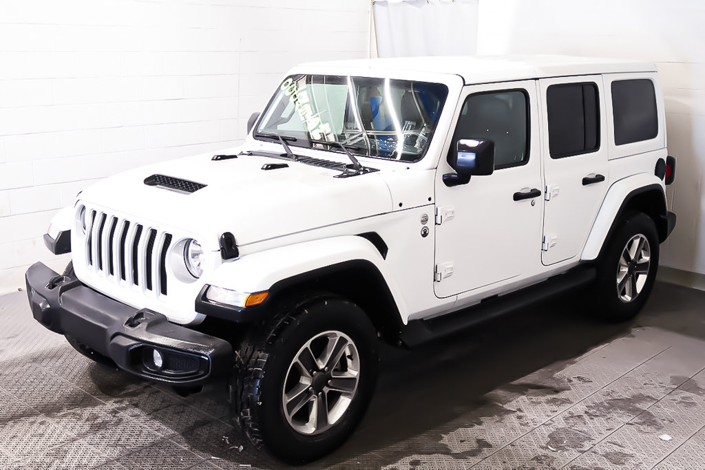 2022 Jeep Wrangler UNLIMITED SAHARA + 4X4 + TOIT RIGIDE + CUIR + GPS in Terrebonne, Quebec - 3 - w1024h768px