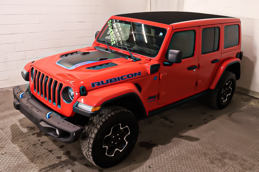 Jeep Wrangler UNLIMITED 4XE + RUBICON +  SKY ONE-TOUCH 2022 à Terrebonne, Québec - 3 - w1024h768px