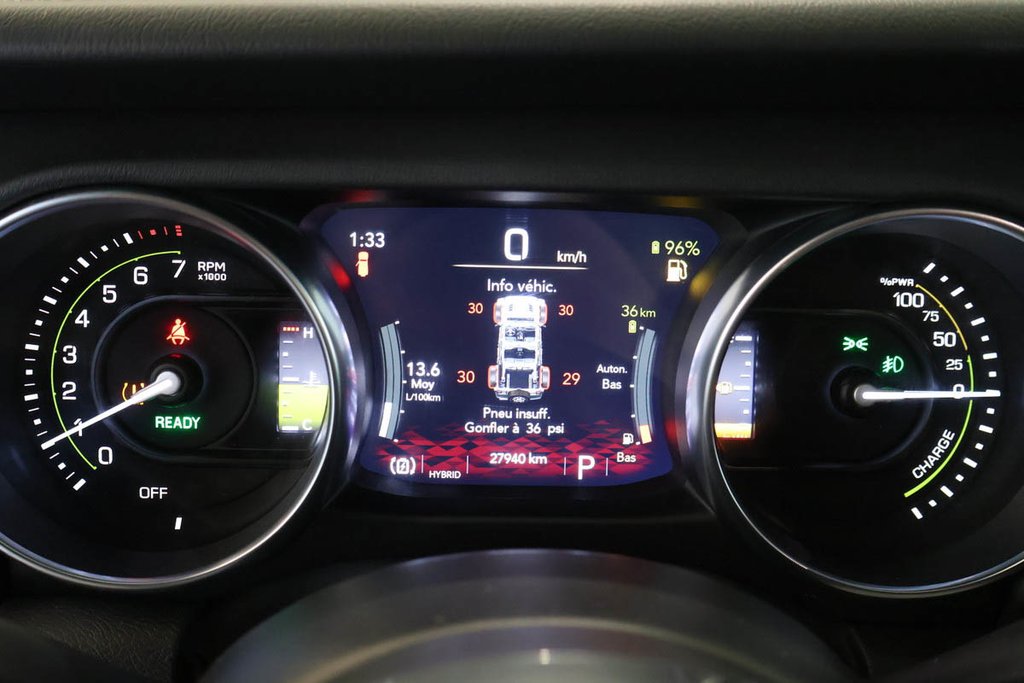 Jeep Wrangler UNLIMITED SAHARA 4XE + 4X4 + PHEV + TOIT RIGIDE 2022 à Terrebonne, Québec - 14 - w1024h768px