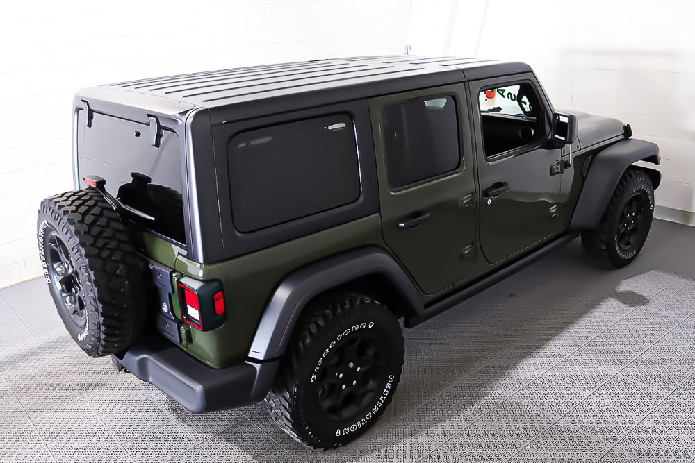 2023 Jeep Wrangler UNLIMITED WILLYS + 4X4 + V6 + GPS in Terrebonne, Quebec - 6 - w1024h768px