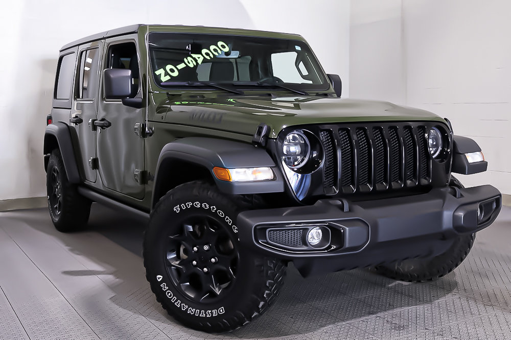 2023 Jeep Wrangler UNLIMITED WILLYS + 4X4 + V6 + GPS in Terrebonne, Quebec - 1 - w1024h768px