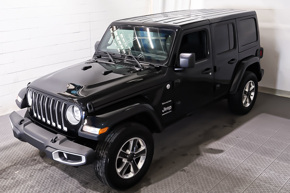 Jeep Wrangler UNLIMITED + SAHARA + 4X4 + FREEDOM TOP + GPS 2023 à Terrebonne, Québec - 3 - w1024h768px