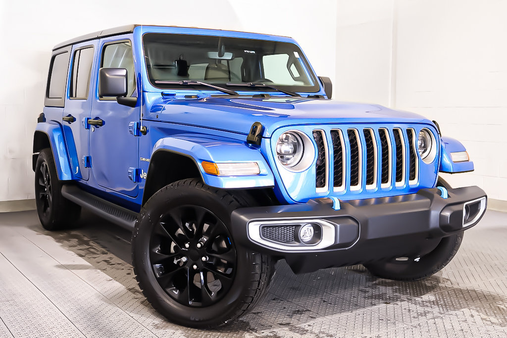 Jeep Wrangler PHEV + SAHARA + 4X4 + CUIR + GPS 2023 à Terrebonne, Québec - 1 - w1024h768px