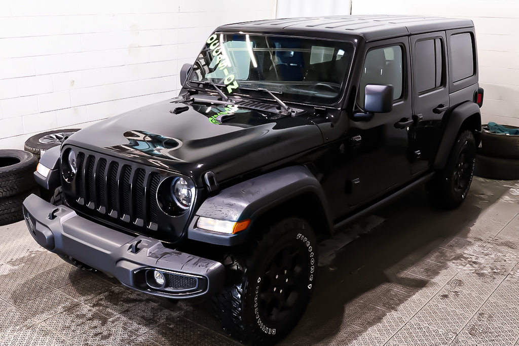 Jeep Wrangler UNLIMITED WILLYS + 4X4 + ATTELAGE DE REMORQUE 2023 à Terrebonne, Québec - 3 - w1024h768px