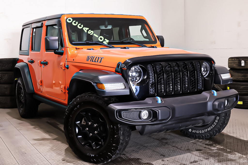 2023 Jeep Wrangler 4XE + WILLYS + 4X4 + TOIT RIGIDE FREEDOM in Terrebonne, Quebec - 1 - w1024h768px