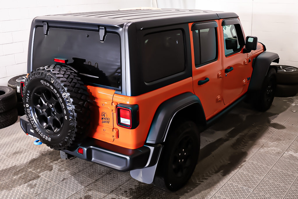 2023 Jeep Wrangler 4XE + WILLYS + 4X4 + TOIT RIGIDE FREEDOM in Terrebonne, Quebec - 7 - w1024h768px