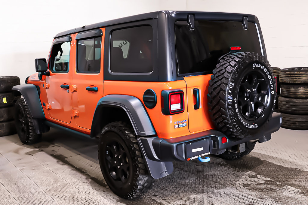 2023 Jeep Wrangler 4XE + WILLYS + 4X4 + TOIT RIGIDE FREEDOM in Terrebonne, Quebec - 5 - w1024h768px